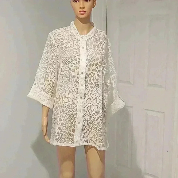 Software by Mark Singer vintage blouse - Picture 1 of 7